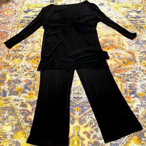 Get ready for that holiday party with a two piece black outfit from Talbots.